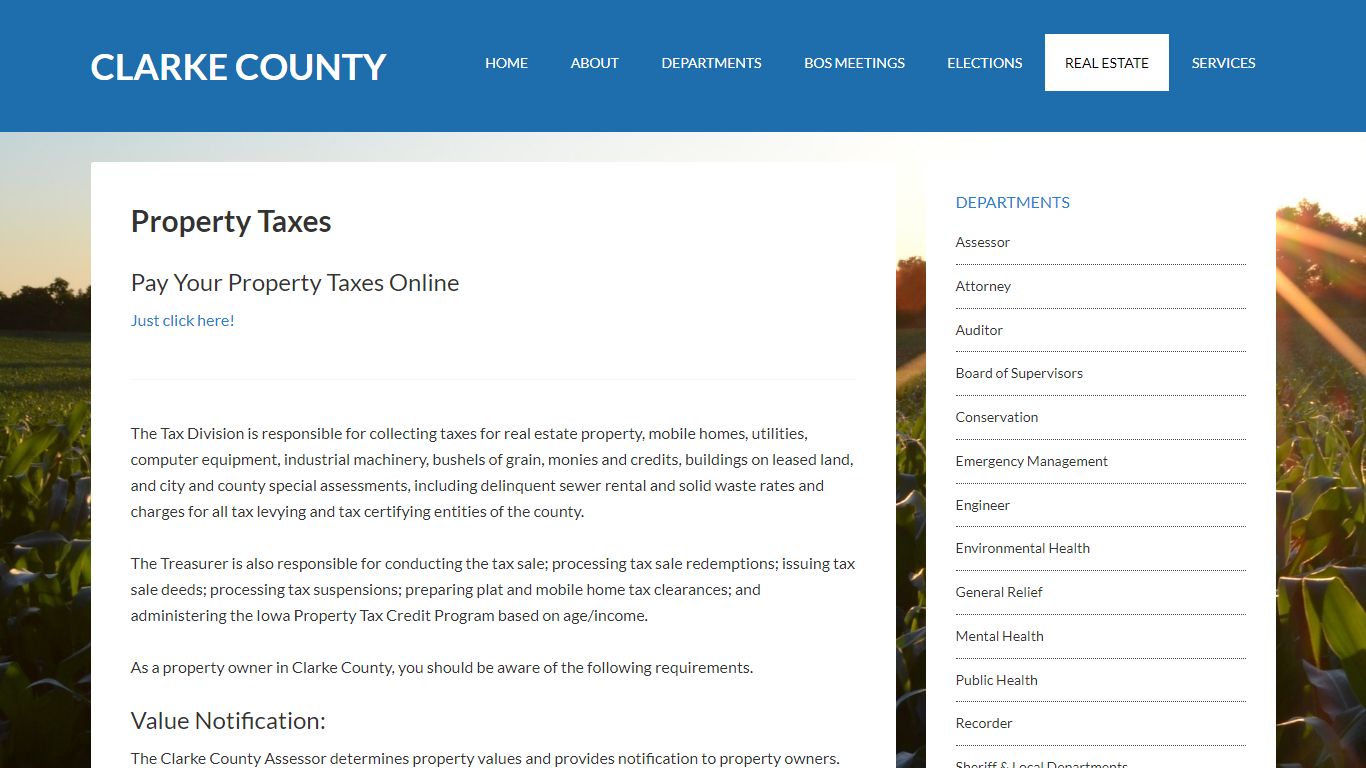 Property Taxes - Iowa